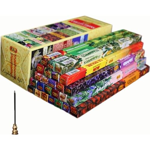 Frankincense Big Boxes Indian Incense Sticks Mixed Smells for Wooden Incense Burner Lavender 10/25 Small Boxes Stick Incense