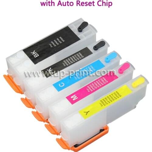 5pcs 26XL T2611 T2601 T2621 T2631 refillable ink cartridge for Epson XP-600 XP-820 XP-600 XP-605 XP-700 XP-800 XP520 XP620 XP625