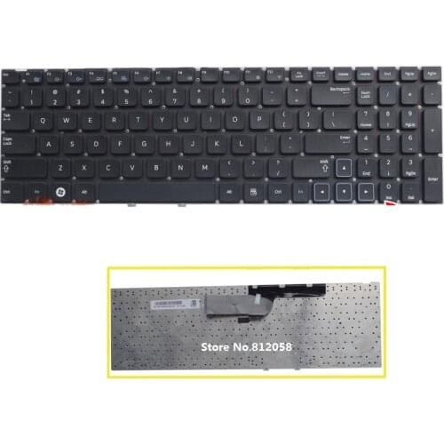 SSEA New laptop US Keyboard for SAMSUNG NP300E5A NP300V5A 300E5A 305E5A 300V5A 305V5A 300E5X black no frame