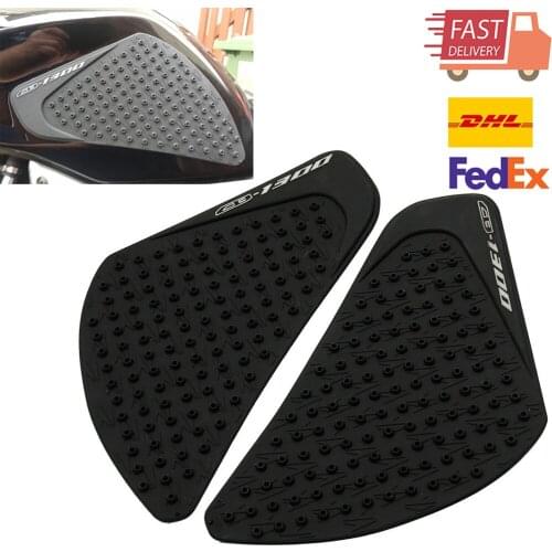 Motorcycle Fuel Tank Non-Slip Insulation Stickers Cafe Racer Tank Side Protection Stickers For Honda Cb1300 06-15 Accessories