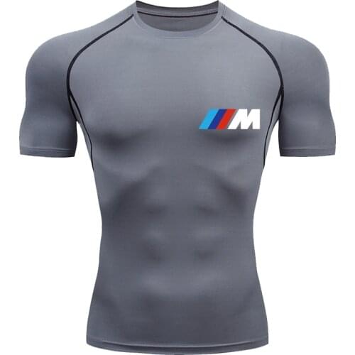 Mens Running T-Shirt Quick Dry Bodybuilding Compression Sport T-Shirts Fitness Gym Running Shirts Men Jerseys Brand Sportswear