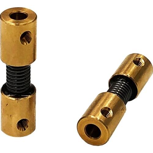 2PCS Soft Flexible Coupling Spring Joint Connector for RC Boat Feeding Ship Motor Shaft Spare Parts
