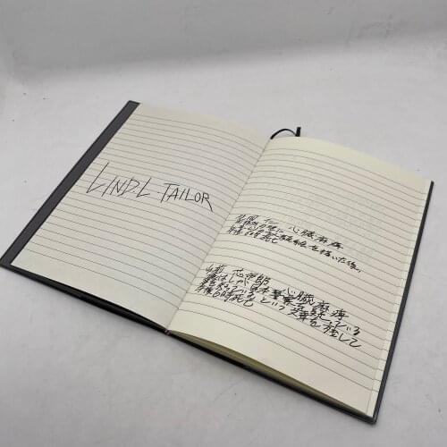 Anime Death Note Notebook Set Leather Journal and Feather Pen Journal Dead Note Diary Cartoon Book Pad for Gift