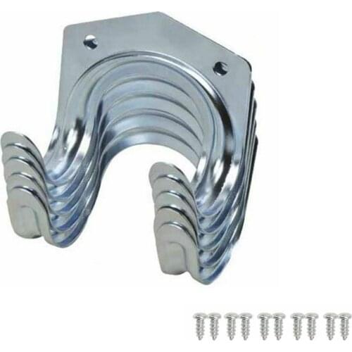 5 Pcs Tool Hanger Hooks Set Tools Hang Garage Shed For Hanging Brooms Bracket Wall Shovels, Tools Z9G0 Garden Hanging Hooks B0B2
