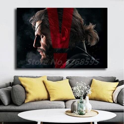 Metal Gear Solid Snake HD Wall Art Canvas Poster And Print Canvas Painting Decorative Picture For Office Living Room Home Decor