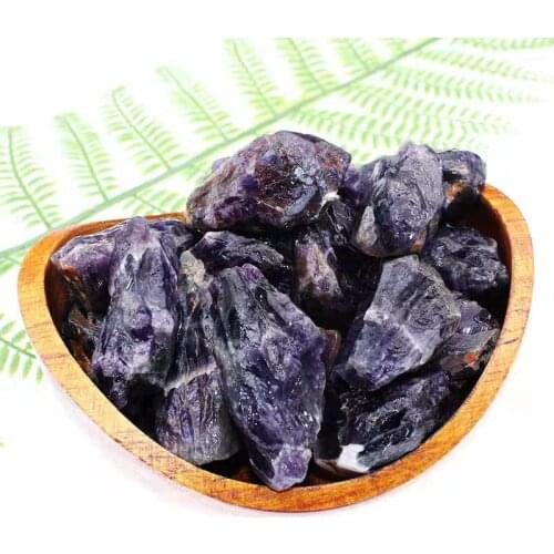 Natural amethyst raw stones and crystals polished quartz rough gemstones reiki healing home decoration for gifts
