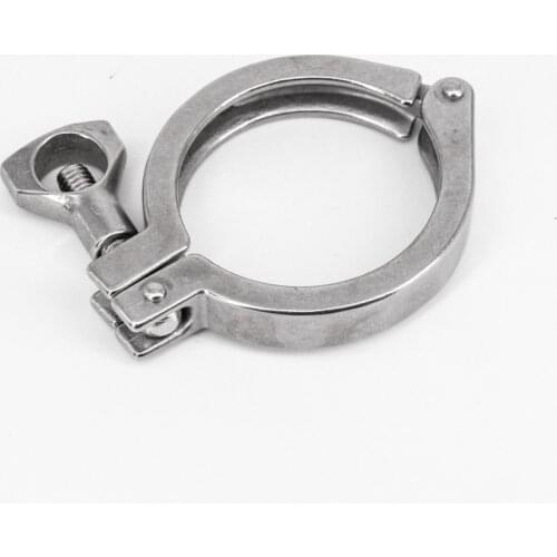 Low-Duty 2" Tri Clamp SUS 304 Stainless Steel Sanitary Fitting Home Brewing Beer 64mm Ferrule O/D