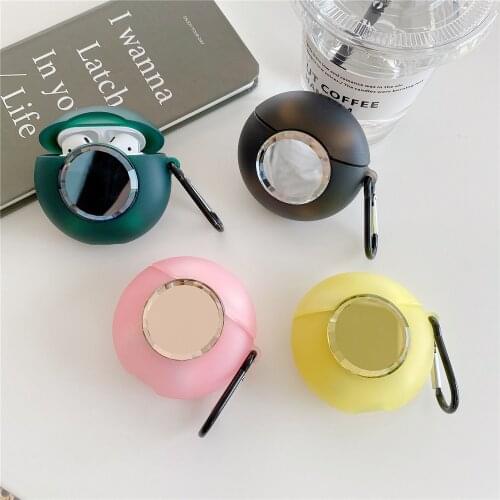 NEW cosmetic mirror wireless Bluetooth Earphone Case for apple airpods pro 2 1 cases Makeup mirror Charging Box Protective cover