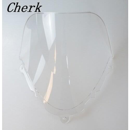 New Motorcycle ABS Double Bubble Windshield Fairing Windscreen Screen For Suzuki GSX600/750F Katana 1998-2008 Clear