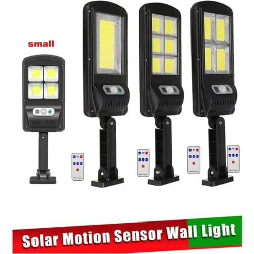 Remote 1-4pcs 48-128 Solar Lights Power Solar Motion Sensor Outdoor Light,Solar Powered Wireless Waterproof Exterior floodlight