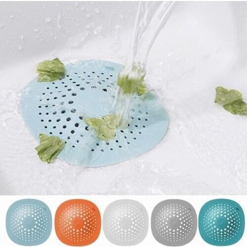 Sink Drain Strainer Hair Catchers Rubber Shower Bathtub Floor Filter Water Stopper Silicone Bathroom Kitchen Deodorant Plug