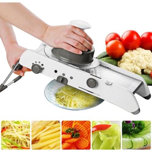 Sweettreats Slicer Manual Vegetable Cutter Professional Grater With Adjustable 304 Stainless Steel Blades Vegetable KitchenTool