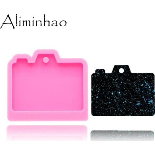 DY0172 Shiny Camera shape Silicone Molds DIY epoxy resin mould silicon keychain craft custom mold