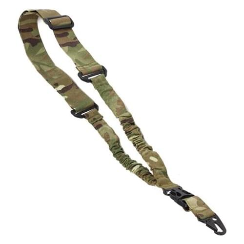 Tactical QD Gun Sling Shoulder Belt Strap Quick Release Bungee Shooting Hunting Accessories CP Color