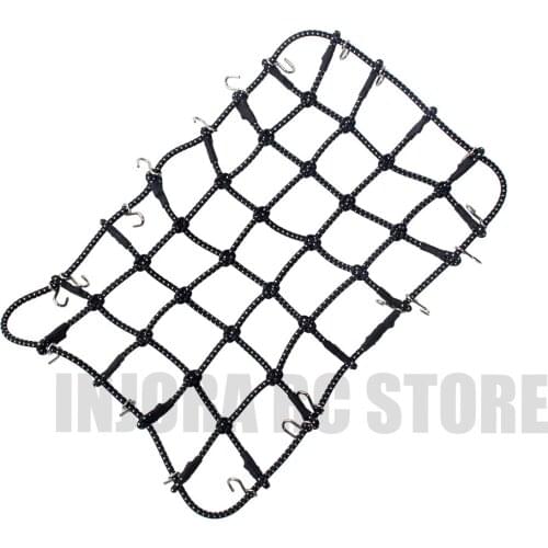 1PCS Red/Black Elastic Luggage Net 23*15cm for 1:10 Scale RC Car Traxxas TRX4 TRX-4 AXIAL SCX10 D90