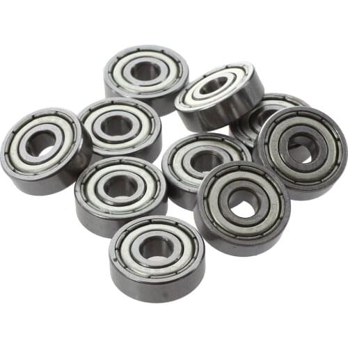 10 Pcs 625ZZ 5mm x 16mm x 5mm Shielded Deep Groove Radial Ball Bearing