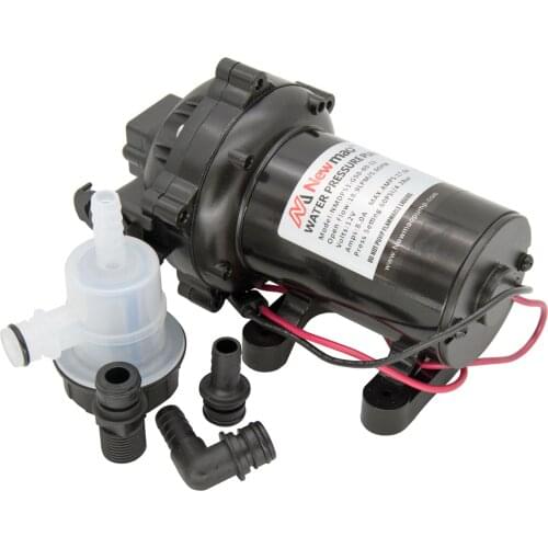 12V 60 PSI 5.0 GPM Self Priming Diaphragm Pump Boat Marine RV Water Pump