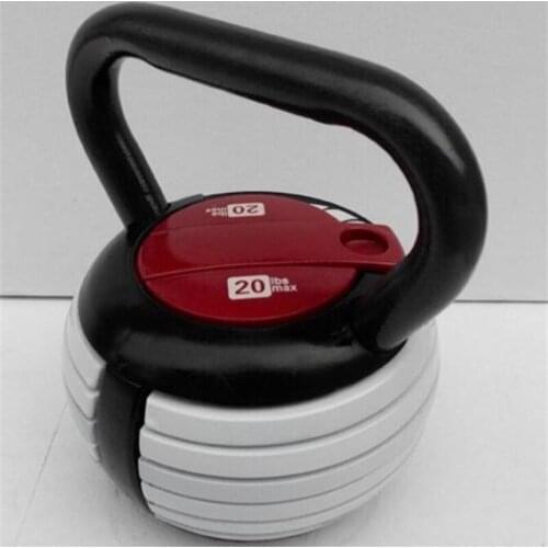 20LB Adjustable weight cast iron Kettlebell Multipurpose 9kg kettle-bell dumbbell