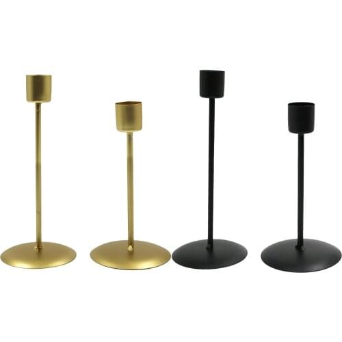 2x Wedding/Dinning Candlestick Holder, Centerpiece Table Decorative Candle Holder, Single-head Taper Candle Holder Ornament