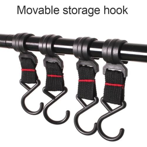 5Pcs Outdoor Cookware Hanging Rack Hook Triangular Pot Pan Lamp Holder Hook Nylon Hook for Camping Hiking Tools Accessories