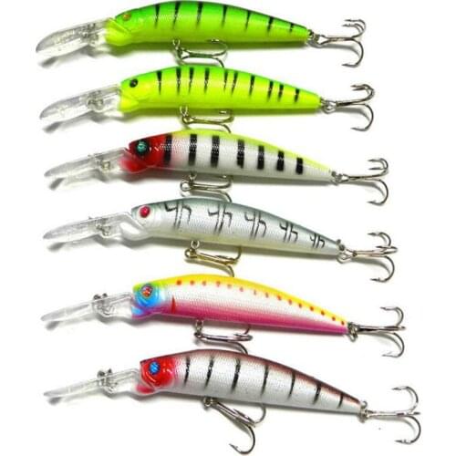 6pcs Big Game 14.5cm 14.7g Minnow fishing lures plastic hard bait fishing tackle pesca fish wobbler artificial lure swimbait