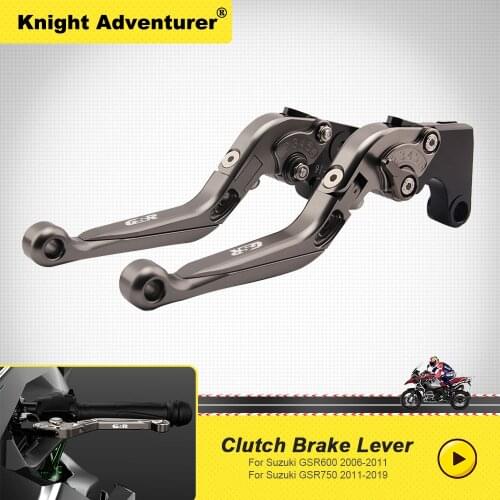 CNC Motorcycle Accessories Brakes Clutch Levers For SUZUKI GSR 600 750 GSR600 2006-2011GSR750 2011-2019 With Logo GSR