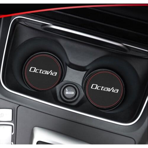 1pcs Vehicle Water Cup Holder Pad Car Cup Anti Slip for skoda octavia a 5 a 7 2 fabia Kodiaq superb Car Interior Accessories