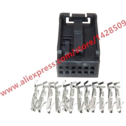 5 Sets 12 Pin/Way Automotive Electrical Wire Connector Female Auto Plug 1-1355524-3