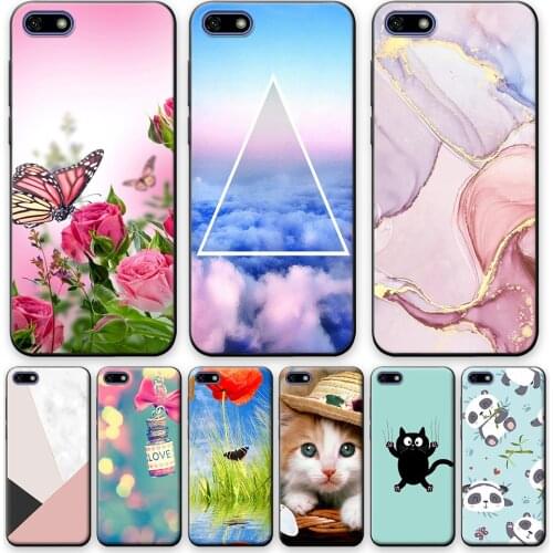 For Honor 7A Case Protective Back Cover For Honor 7A Fundas 5.45 inch Soft Silicone Phone Case For Huawei Honor 7A 7 A Scenery