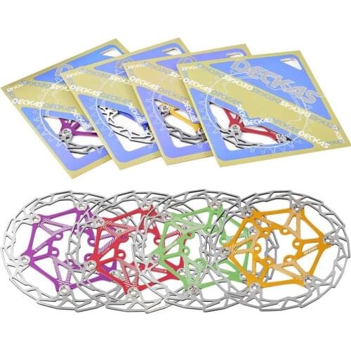DECKAS MTB Mountain Bike Brake Disc Float Floating Pads 160mm Ultralight Brake Float Cycling Brake Disc Hydraulic 6 Bolt Rotors