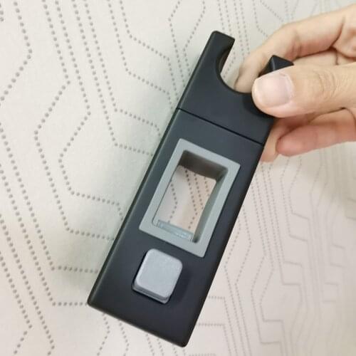 LIUYUE Shower Head Holders Black ABS Square Bathroom Shower Bracket Rod Rack Slide Bar Bathroom Faucets Shower Accessories