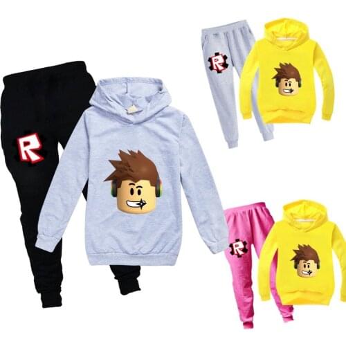 Boys/Girls Childrens Hoodie Set New Childrens 2-16 Years Old Spring and Autumn Hoodie Top + Pants Two-piece Sports Casual Suit
