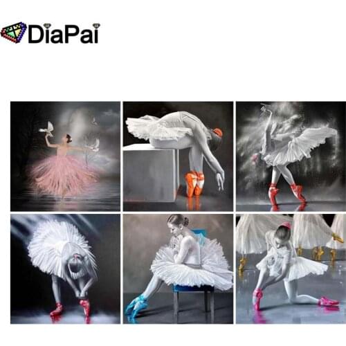DIAPAI 5D DIY Diamond Painting Full Square/Round Drill "Ballet dance beauty" 3D Embroidery Cross Stitch 5D Decor Gift