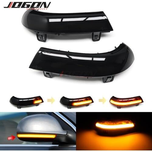 For VW GOLF 5 GTI Jetta MK5 Passat B5.5 B6 Sharan Superb LED Dynamic Turn Signal Blinker Sequential Side Mirror Indicator Light