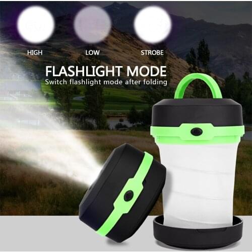 Hot Outdoor Portable Retractable Camping Lights Outdoor Camping Lamp Telescopic Folding Tent Light Spring Lantern Household