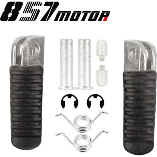 Motorcycle Foot Pegs Footrest Pedals For For KAWASAKI ZRX400 ZRX1100 1200 Z1000 Z750 NINJA ZX6R ZX600 ZX9R 12R ZX900 1998-2008