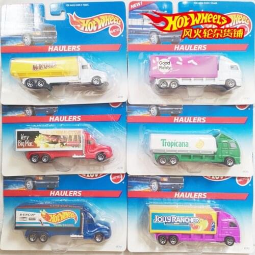 Hot Wheels 1/64 Haulers Van Diecast Collection of Die-casting Simulation Alloy Model Car Children Toys