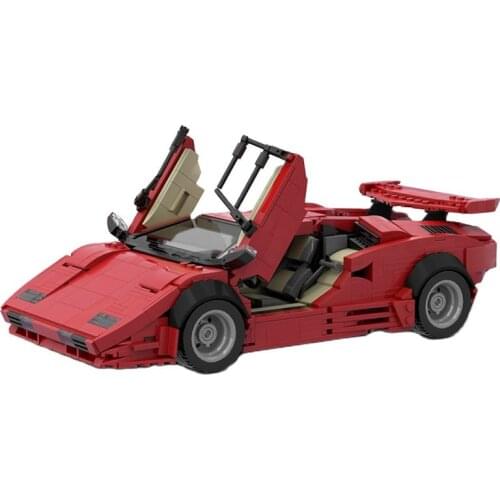 MOC Red Car Versionby Blocks High-tech High Speed Bricks Model Toys For Kids Or Adult Birthday Gifts 1316pcs