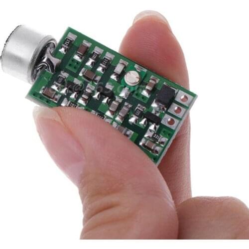 Transmitter Module 88MHZ-108MHZ 0.7-9V Mini Bug Wiretap Dictagraph Interceptor MIC V4.0 Core Board Mini