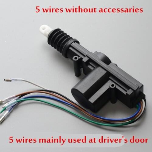 Powerful car central locking DC 12/24V door lock motor 2/5 wires high torque tail immo box motor tailgate trunk motor