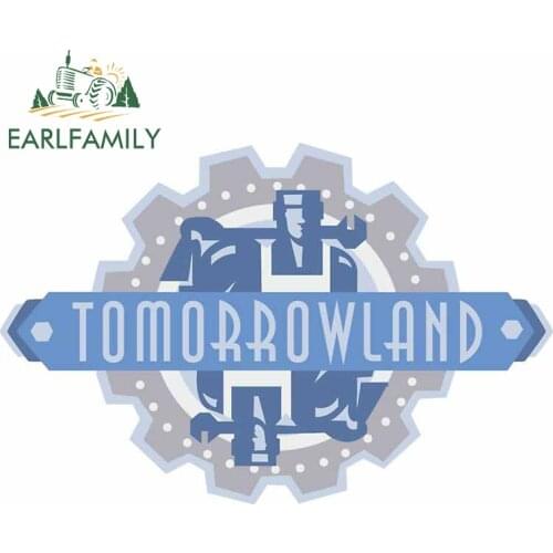 EARLFAMILY 13cm x 8.7cm for Welcome To Tomorrowland Car Stickers Occlusion Waterproof Windshield Snowboard Bumper Anime Decal