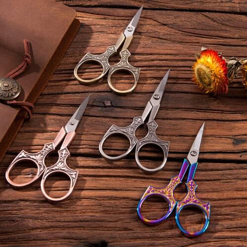 Retro Scissors Antique Thread Cutter Vintage Scissors Embroidery Cross Stitch Sewing Stainless Steel Scissors Tailor Scissors