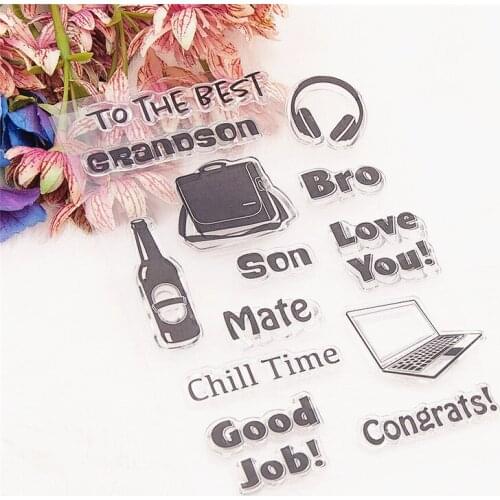 10.5*14.5cm Office Supplie Transparent Seal Clear Stamps Cutting Dies Roller Stamps DIY Scrapbook Album / Card Production Easter