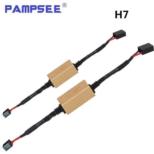 PAMPSEE H4/H7/H8/H11/H13/HB3(9005)/HB4(9006) Canbus Wiring Harness Adapter LED Car Headlight Bulb Auto Headlamp Fog Light CANBUS