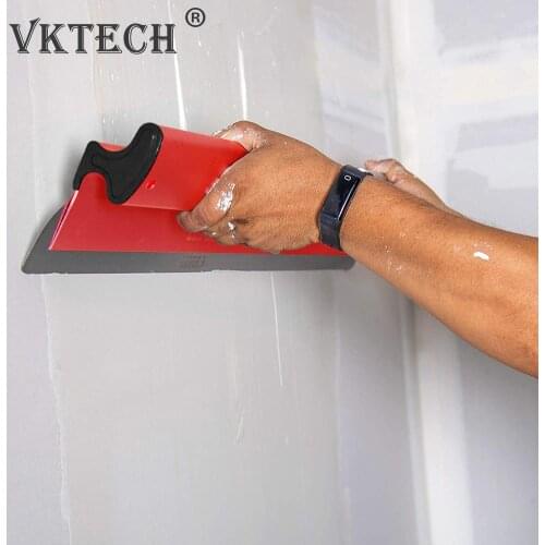 Plastering Trowel Shovel Construction Tool Stainless Steel Plastic Drywall Smoothing Spatula Flexible Paint Skimming Blades