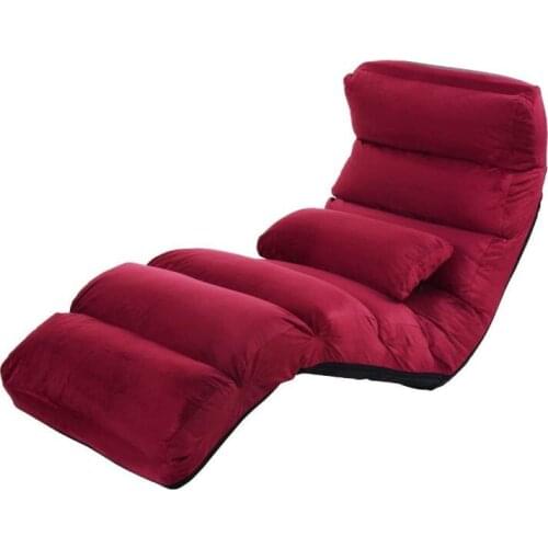Folding Lazy Sofa Floor Chair Couch Beds Gaming Lounge Chair Adjustable With Pillow Home Linving Room Japanese Sofa Furniture