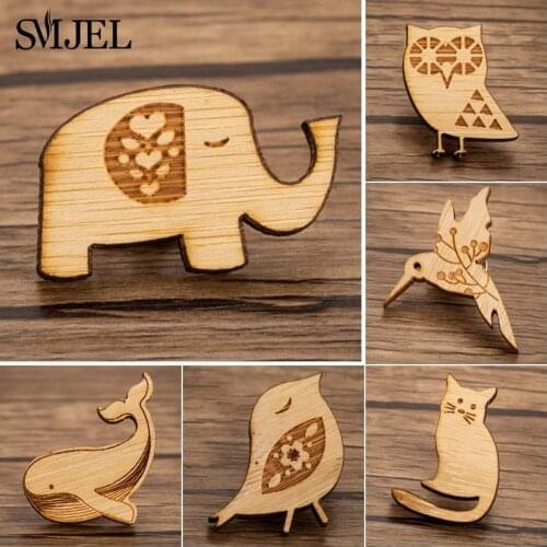 Броши с животными на одежду SMJEL China At AliExpress