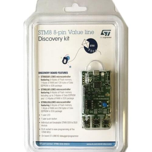 STM8-SO8-DISCO 8S001 8L001 8L050 ST Original genuine ARM Discovery kit with STM8 MCU Development Board