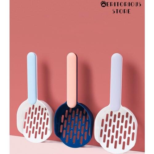 Pet supplies cat accessories supplies cat litter box cat litter shovel stitching color gift for cats favorite pets arenero