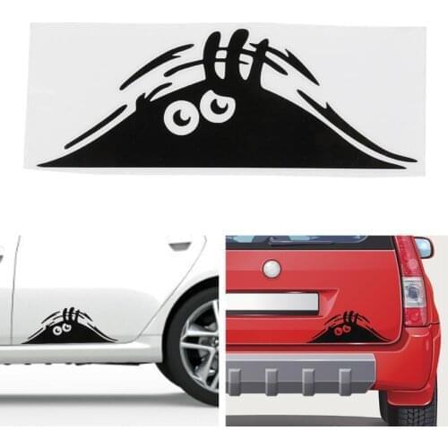 Waterproof Self-adhesive Removable Car Sticker Scratch Cover Decal Auto Decoration Funny Creative Monster 3D Big Eyes